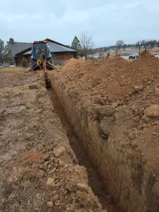 Trenching at the SSYG by Construction Services